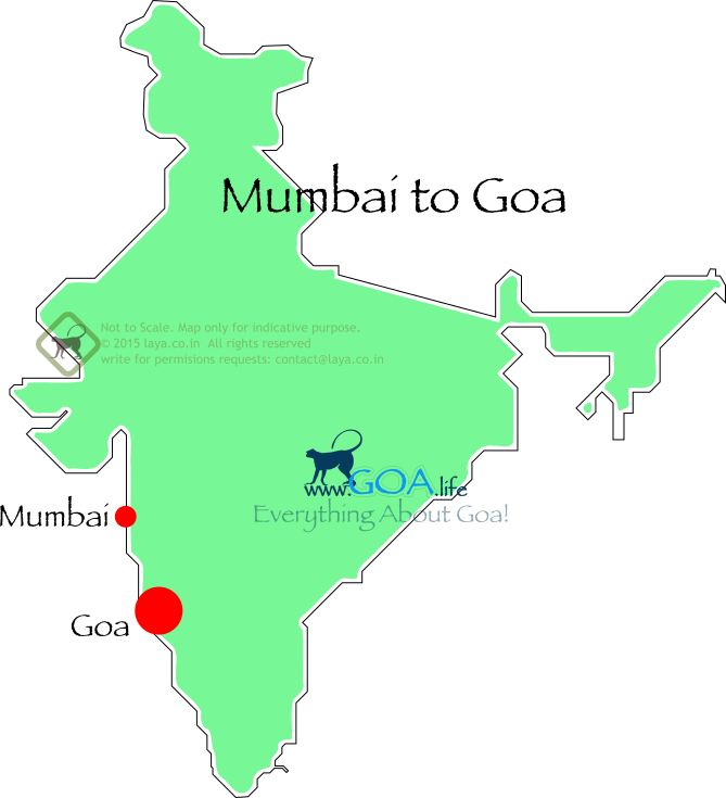 Goa and Mumbai are located on the Arabian Sea side, on the west coast on India