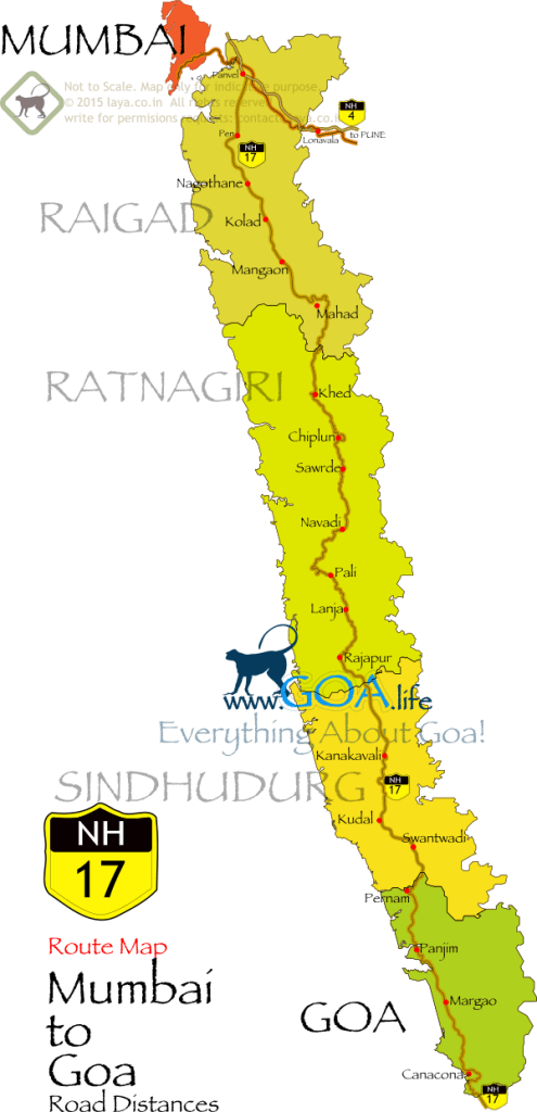 NH17 Route Map Mumbai To Goa 495x1024 