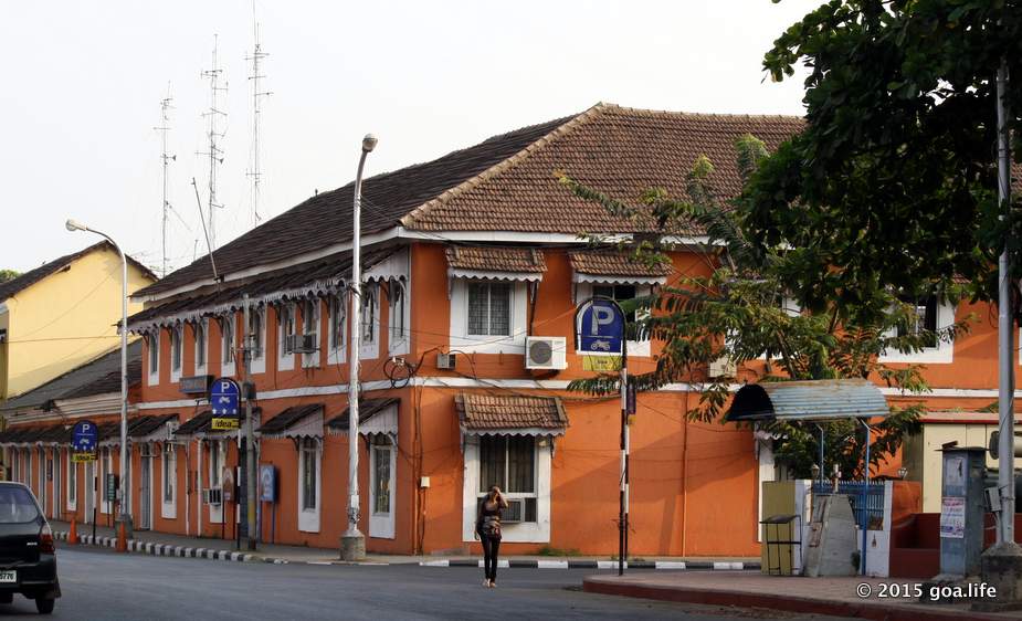 Building near the Fontainhas in Panjim, Goa